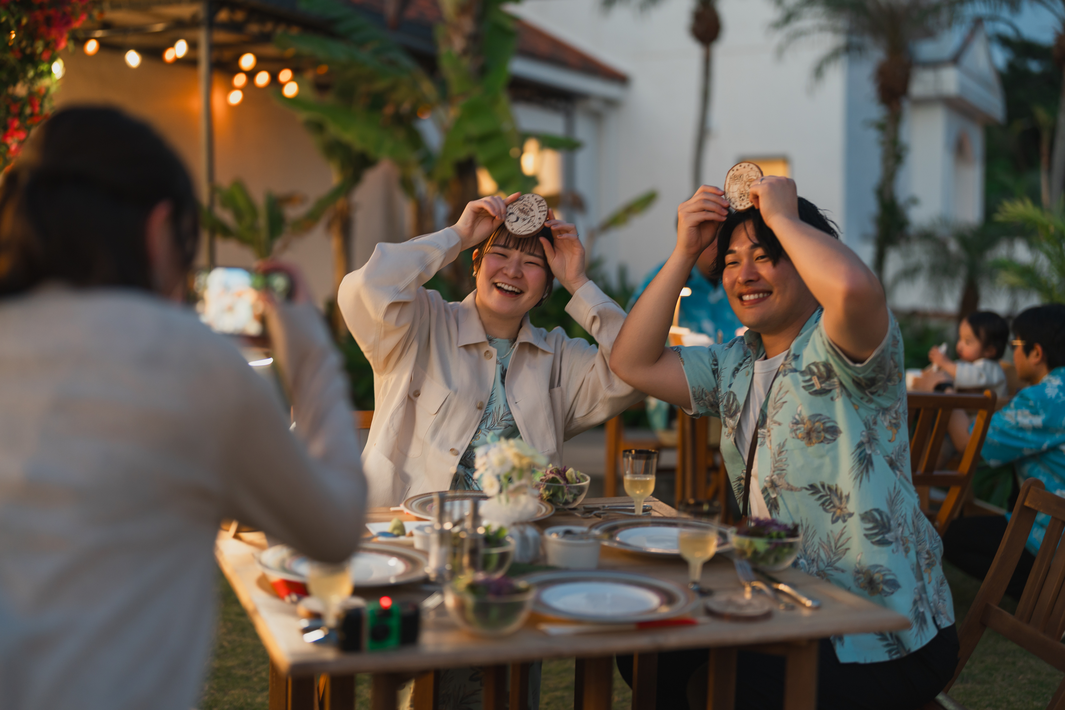 かしこまらないのがお二人らしい。大切なゲストと囲むガーデンBBQ！